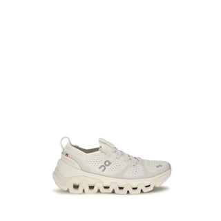 Beige Fabric Athletic Sneakers