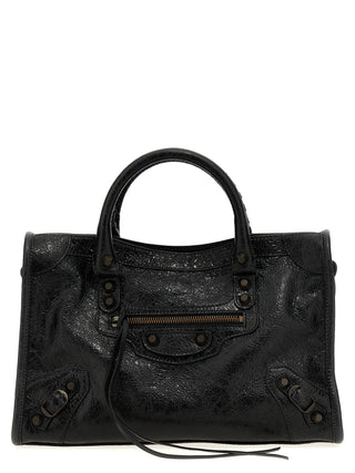 Black Lamb Leather Handbag