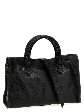 Black Lamb Leather Handbag