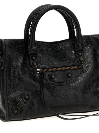 Black Lamb Leather Handbag