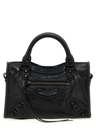 Black Lamb Leather Handbag
