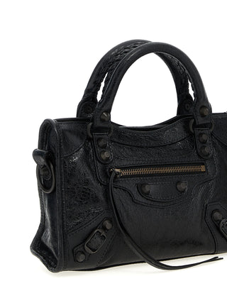 Black Lamb Leather Handbag