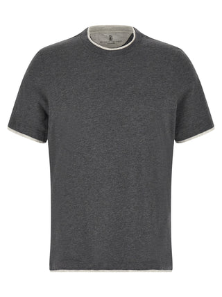 Gray Cotton T-Shirt