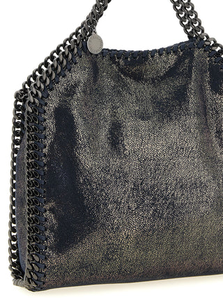 Blue Polyester Handbag