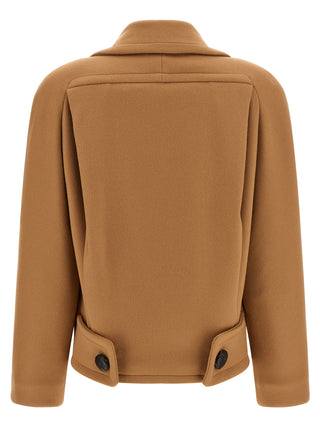 Beige Wool Coat