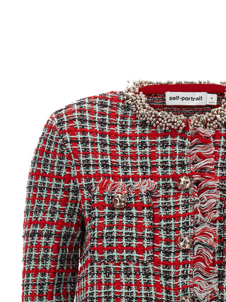 Multicolor Cotton Full-Length Jacket