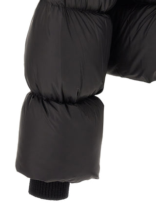 Black Nylon Full-Length Jacket