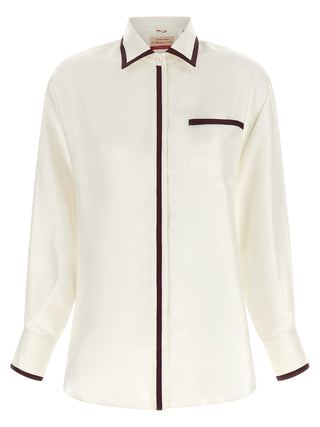White Silk Blouse