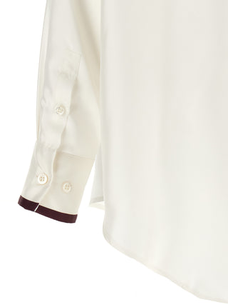 White Silk Blouse