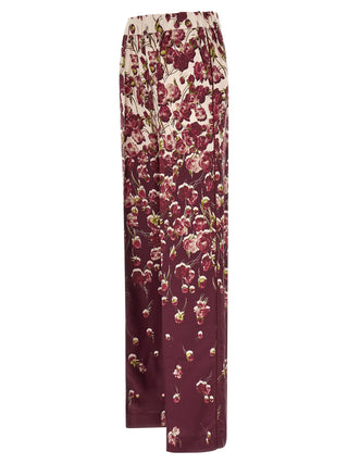 Multicolor Viscose Casual Pants