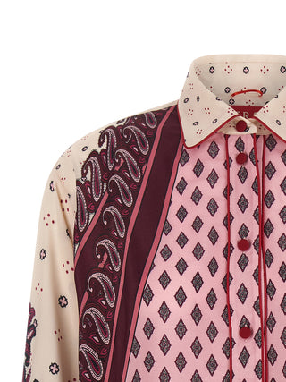 Multicolor Viscose Blouse