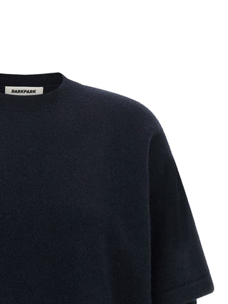 Blue Merino Wool Cardigan