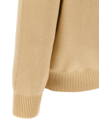 Beige Cotton Cardigan