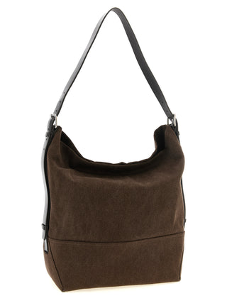 Brown Cotton Handbag