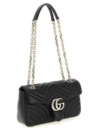 Black Lamb Leather Shoulder Bag
