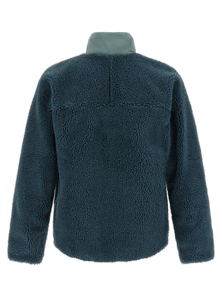 Blue Polyester Shell Jacket