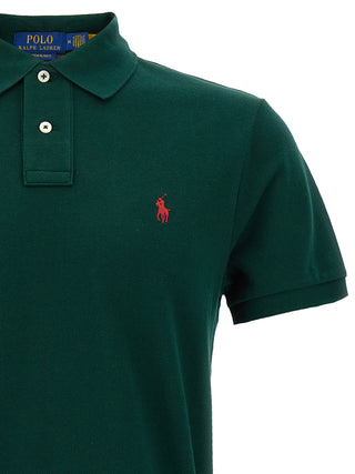Bicolor Cotton Polo Shirt