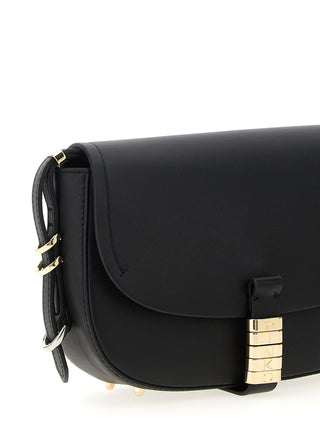 Black Calfskin Crossbody Bag