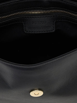 Black Calfskin Crossbody Bag