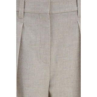 Beige Wool Oves Aries Dress Pants