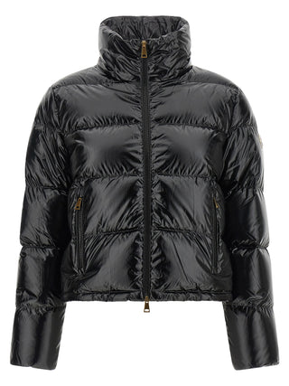 Black Polyamide Full-Length Jacket