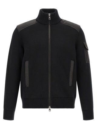 Black Polyamide Cardigan