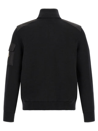 Black Polyamide Cardigan
