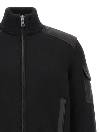 Black Polyamide Cardigan