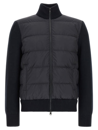 Blue Polyester Cardigan