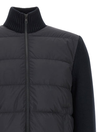 Blue Polyester Cardigan