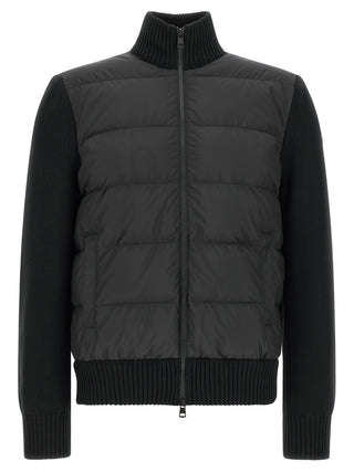 Black Polyester Cardigan