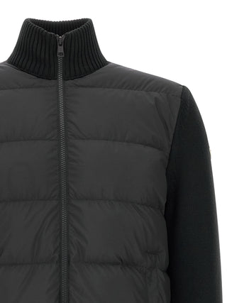 Black Polyester Cardigan