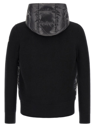 Black Polyester Cardigan