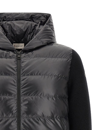 Black Polyester Cardigan