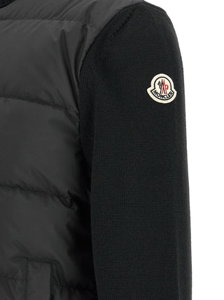 Black Polyester Cardigan