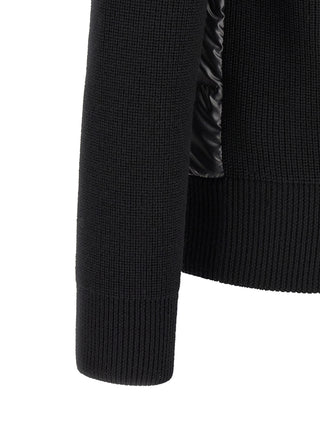 Black Polyester Cardigan