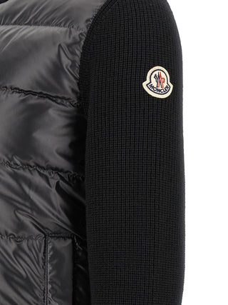 Black Polyester Cardigan