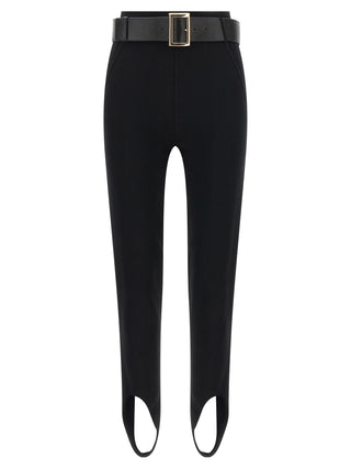 Black Viscose Leggings