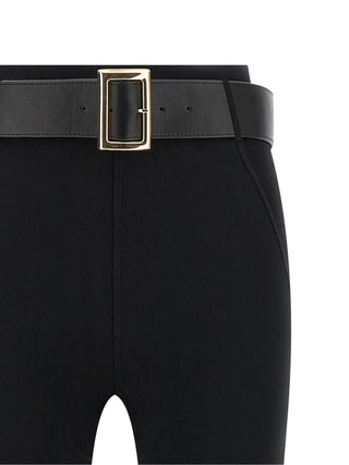 Black Viscose Leggings