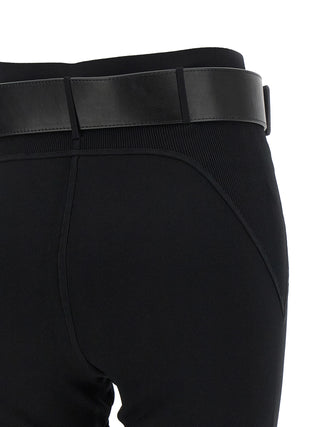 Black Viscose Leggings