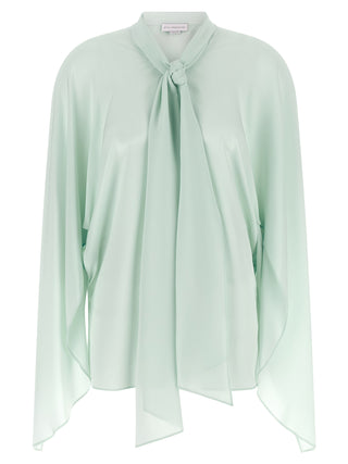 Bicolor Silk Blouse