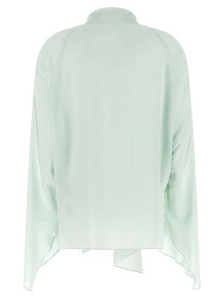 Bicolor Silk Blouse