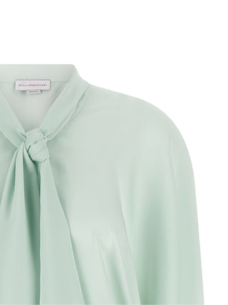 Bicolor Silk Blouse