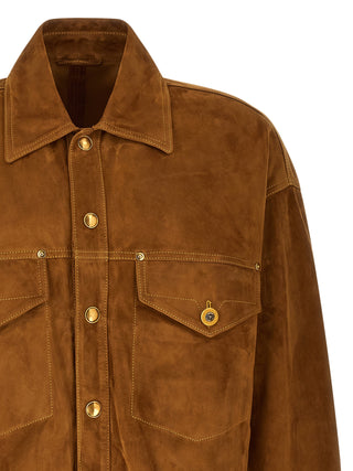 Brown Lamb Leather Leather Jacket