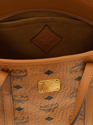 Brown Polyethylene Tote Bag