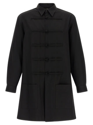 Black Wool Blouse