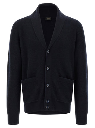 Blue Cashmere Cardigan