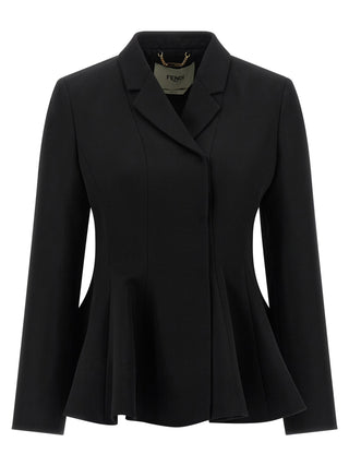 Black Virgin Wool Blazer