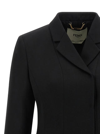 Black Virgin Wool Blazer