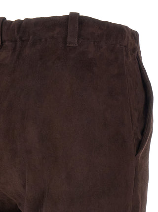Brown Leather Pants